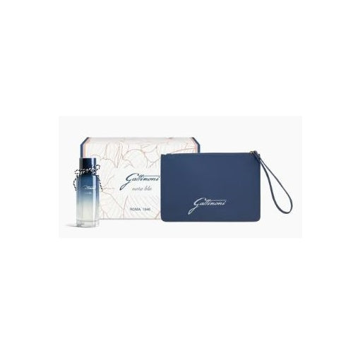 GATTINONI NOTA BLU SET DE REGALO EDP 75ML + BOLSITA