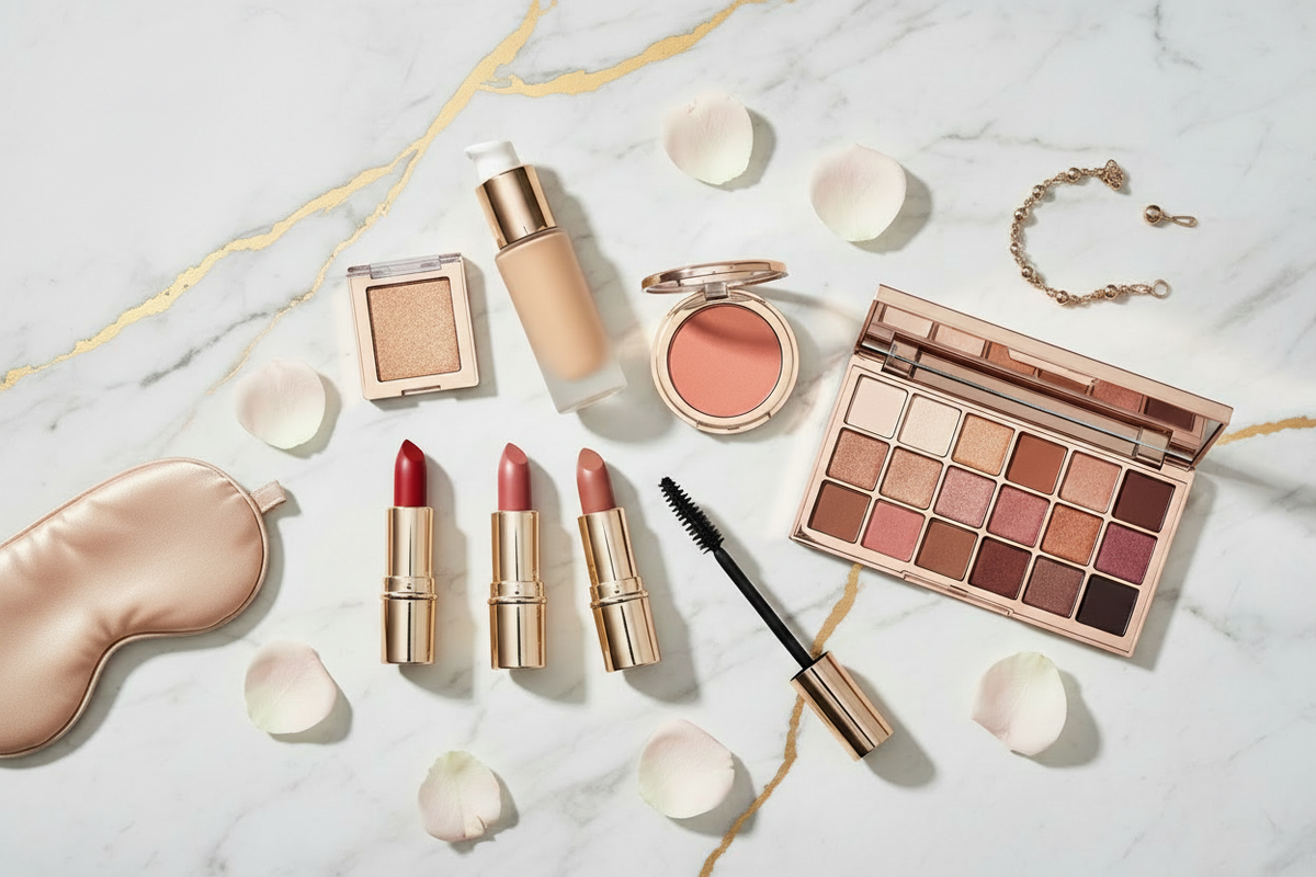 <p>Maquillaje</p><p>Cuidado del <em>rostro</em></p>