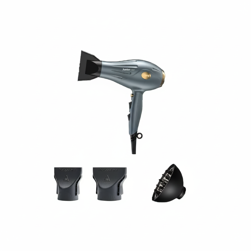 MOVE JUNIORHAIR SECADOR DE PELO PROFESIONAL CON 2 BOQUILLAS + DIFUSOR 2100W