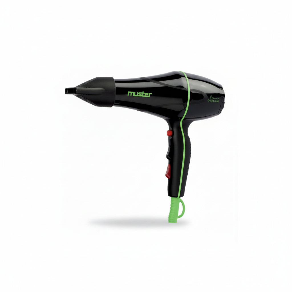 MUSTER SECADOR GREEN HAIR ECO POWER