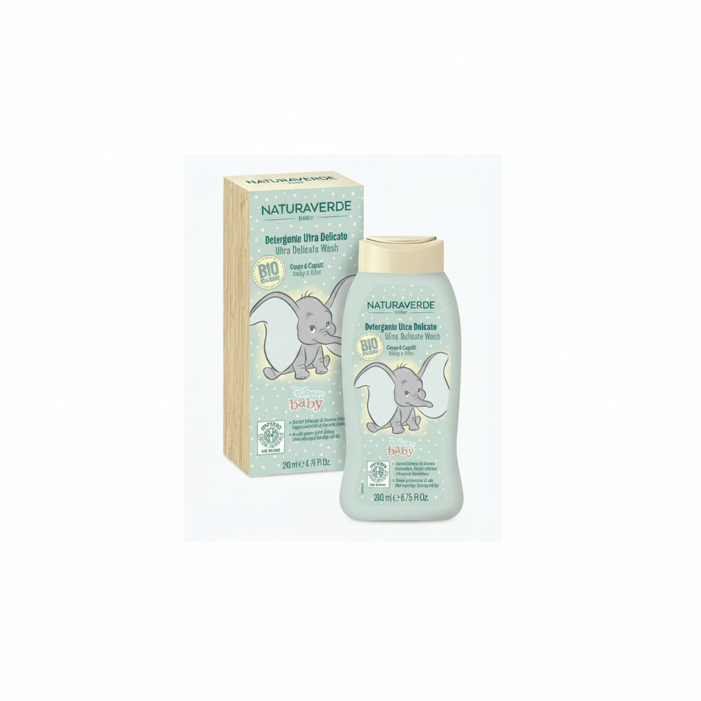 NATURAVERDE BIO DISNEY BABY GEL LIMPIADOR CUERPO/CABELLO ULTRA DELICADO 200ML