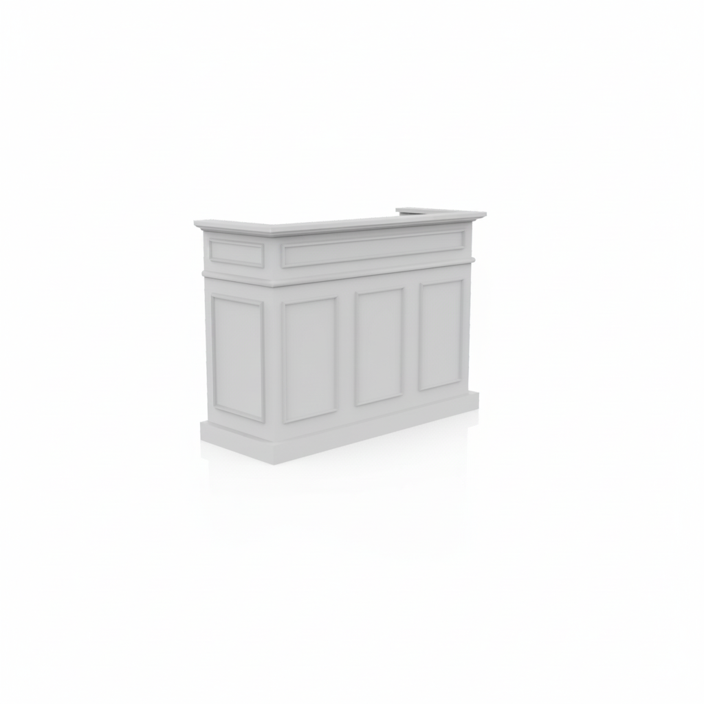MELCAP MOSTRADOR CAJA VINTAGE BLANCO ART.AR3365B