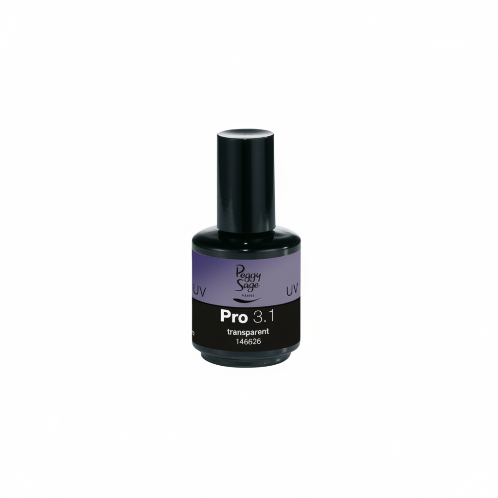 PEGGY SAGE TOP GEL PRO 3.1 TRANSPARENTE 15ML