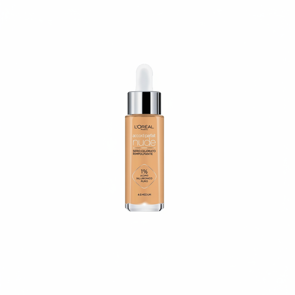 L'OREAL BASE DE MAQUILLAJE ACCORD PARFAIT NUDE 4-5 MEDIO 30ML
