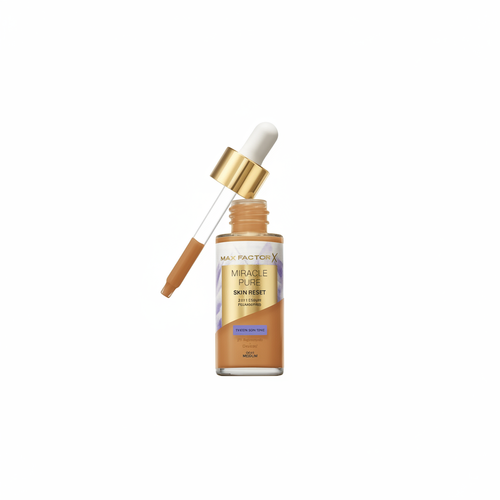 MAX FACTOR MIRACLE PURE SKIN RESET 2EN1 SUERO BASE DE MAQUILLAJE 30ML N.80-85