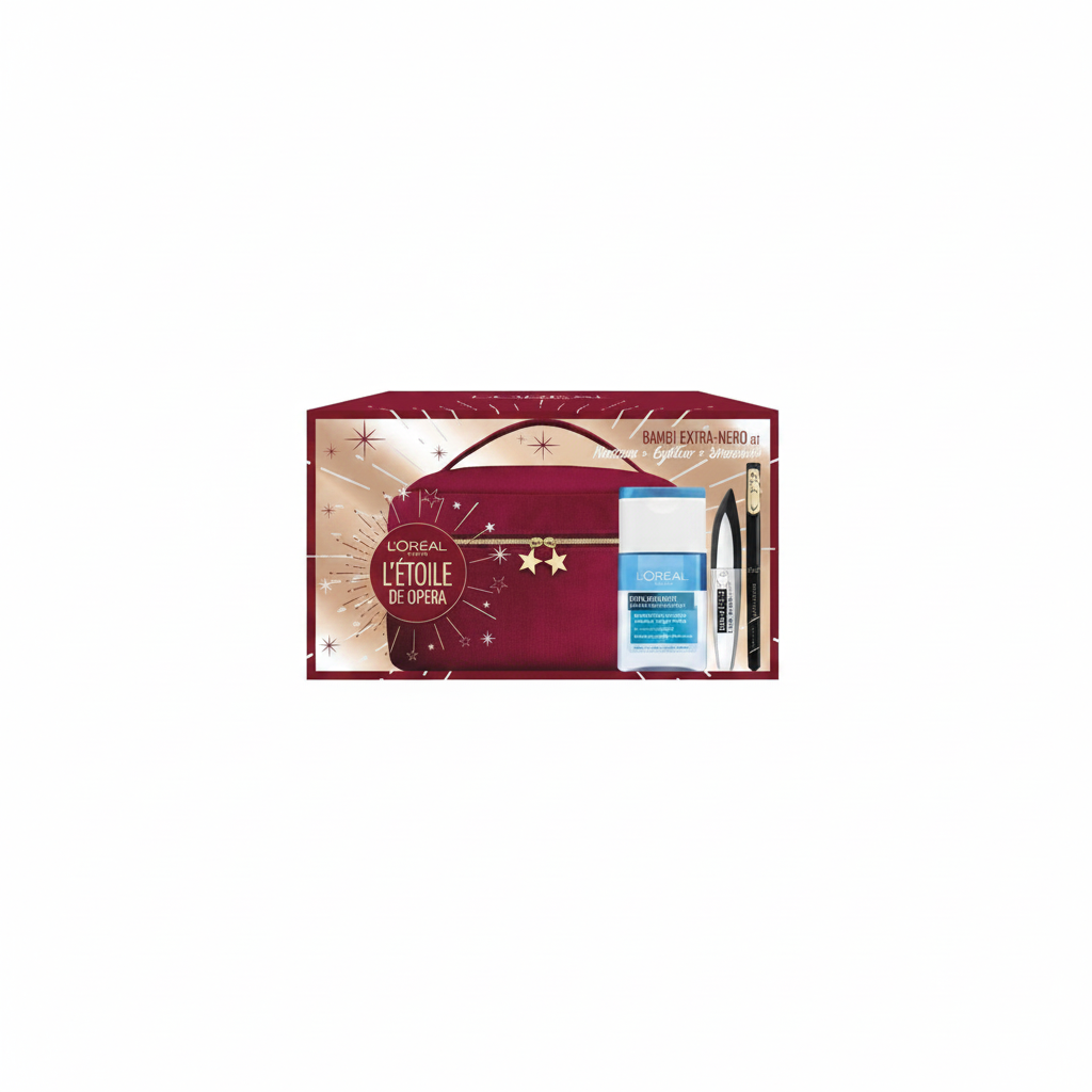 KIT L'OREAL BAMBI MÁSCARA + DELINEADOR + DESMAQUILLANTE 125ML + BEAUTY