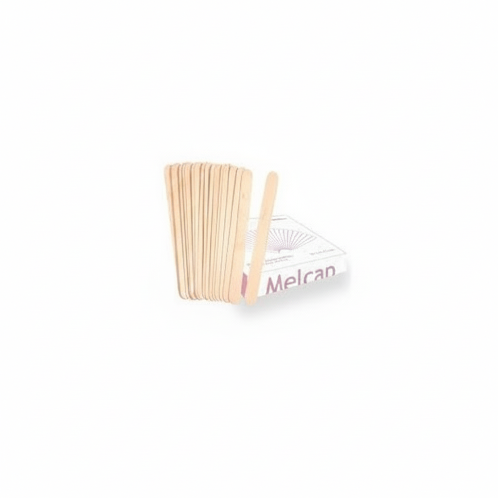 MELCAP ESPÁTULAS DE MADERA PAQ. 100 PIEZAS