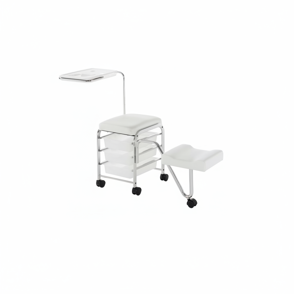 CARRITO PORTA HERRAMIENTAS PEDICURA SERVICE BLANCO ART. 370.523