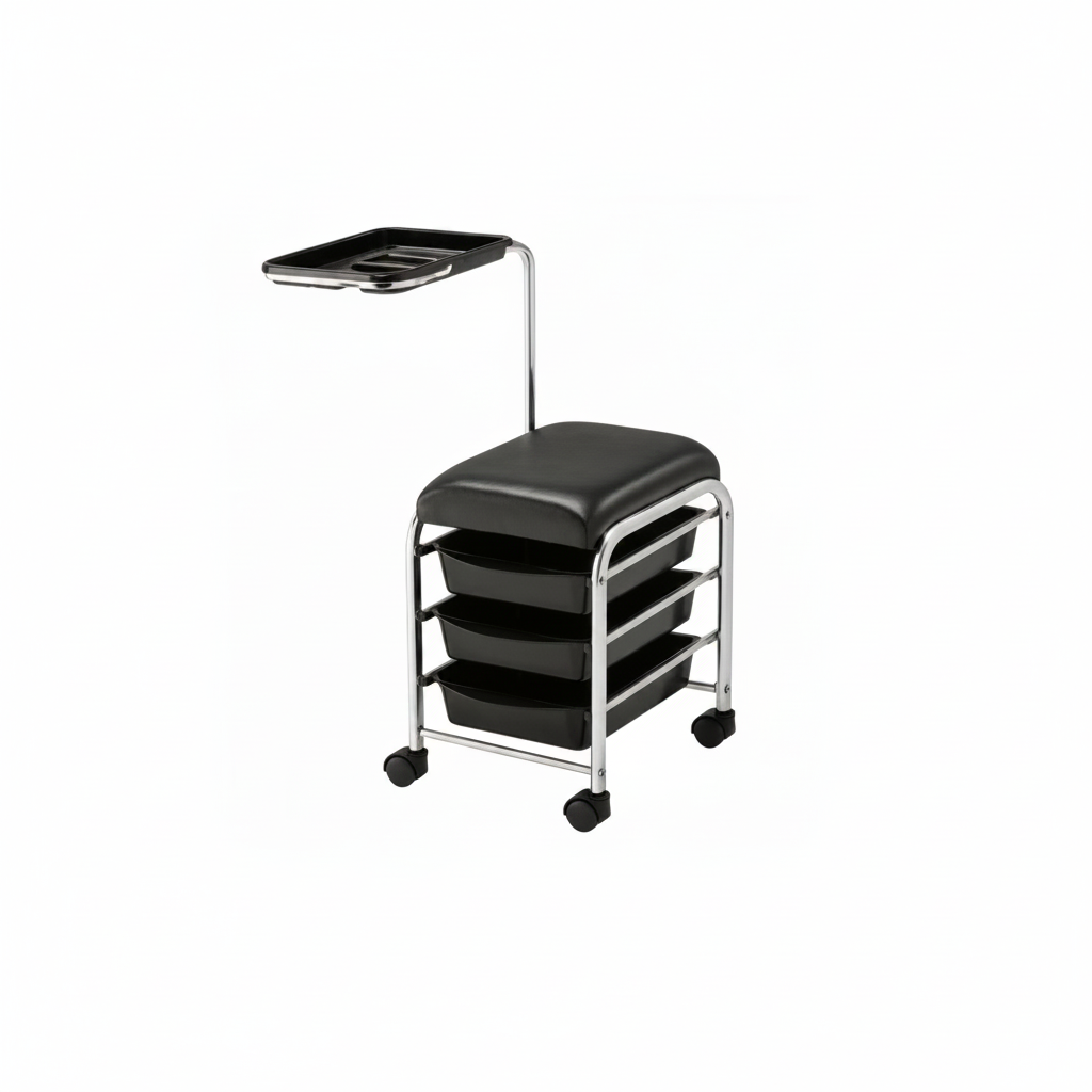 CARRITO PORTA HERRAMIENTAS MANICURA SERVICE NEGRO ART. 370.520