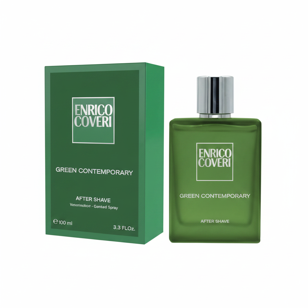 ENRICO COVERI GREEN CONTEMPORARY SPRAY AFTER SHAVE 100ML