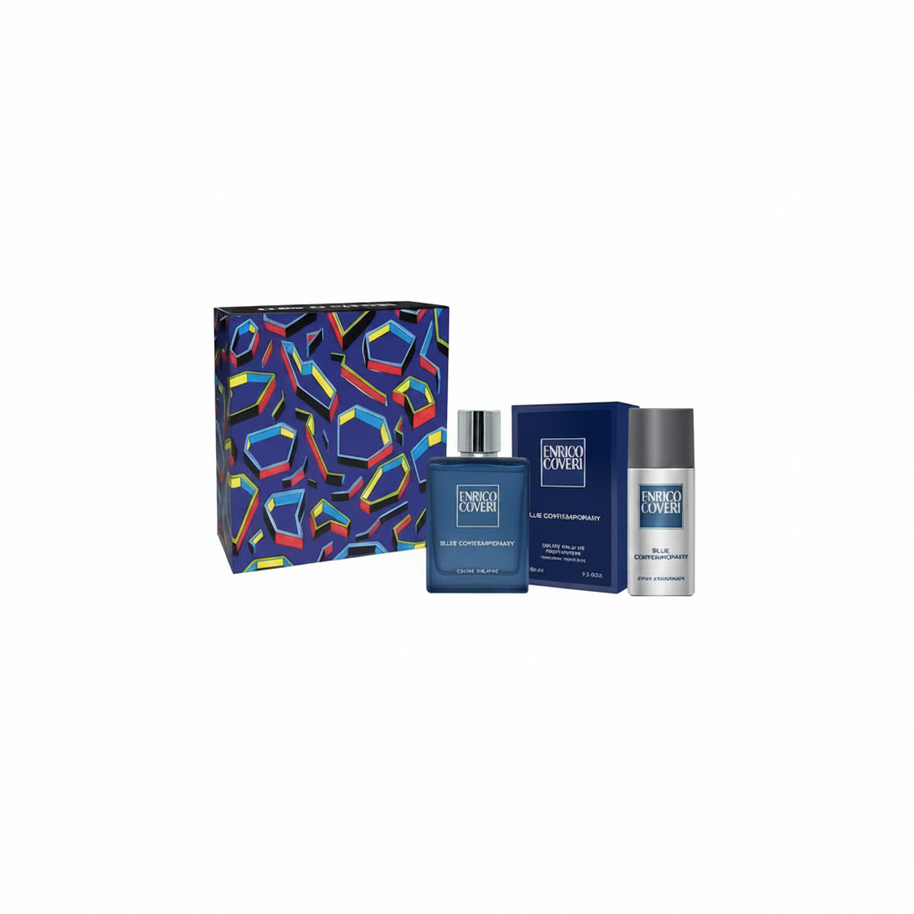 ENRICO COVERI BLUE UOMO CONTEMPORARY EDT 100ML + DESODORANTE 150ML