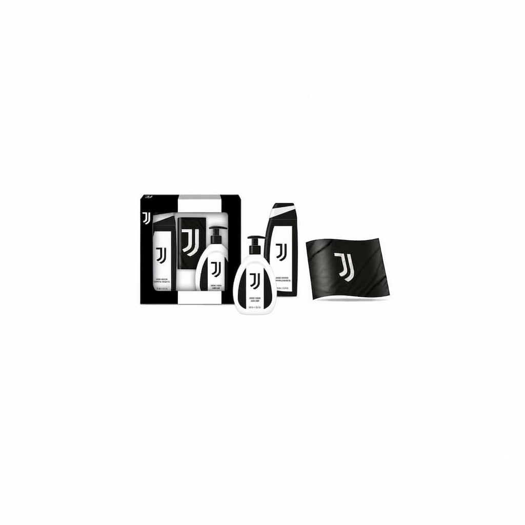 JUVENTUS SET DE REGALO JABÓN+ GEL DE DUCHA+ BANDERA
