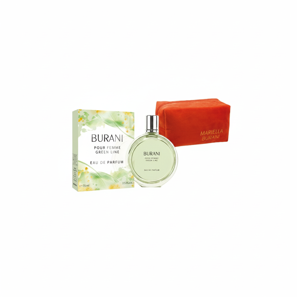 BURANI POUR FEMME GREEN LINE EDP 75ML + NECESER
