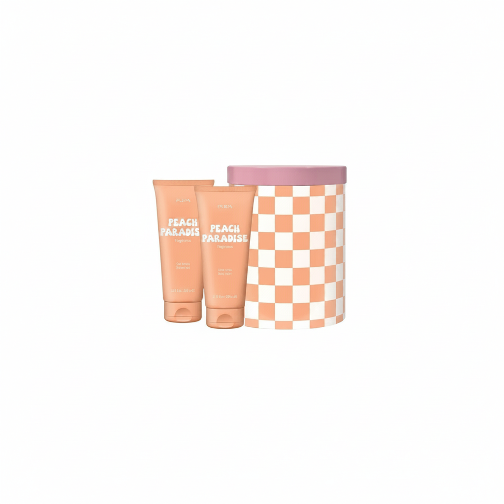 PUPA HAPPY BOX - LECHE CORPORAL PEACH PARADISE 200ML