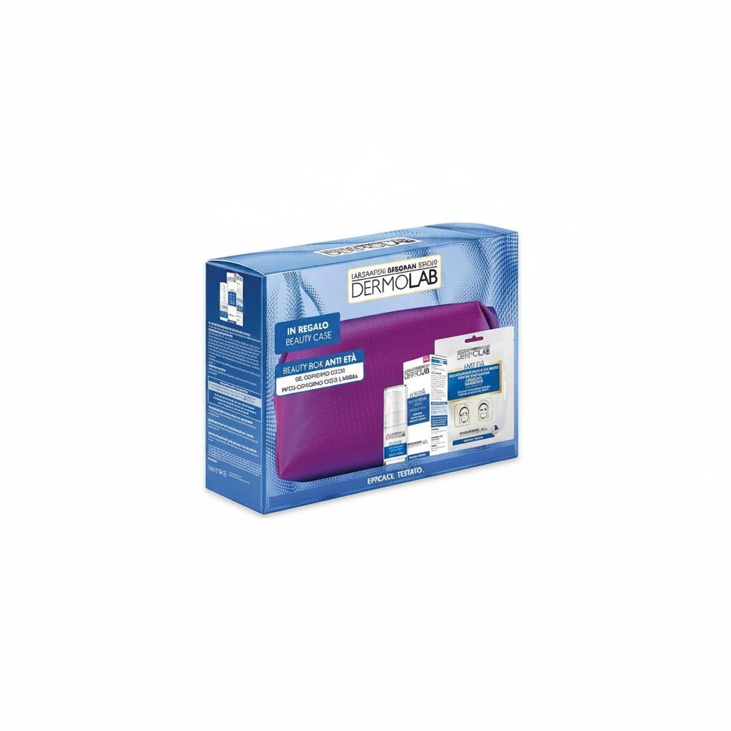 DERMOLAB BEAUTY BOX GEL ANTI-EDAD CONTORNO DE OJOS 15ML + PARCHES PARA OJOS Y LABIOS