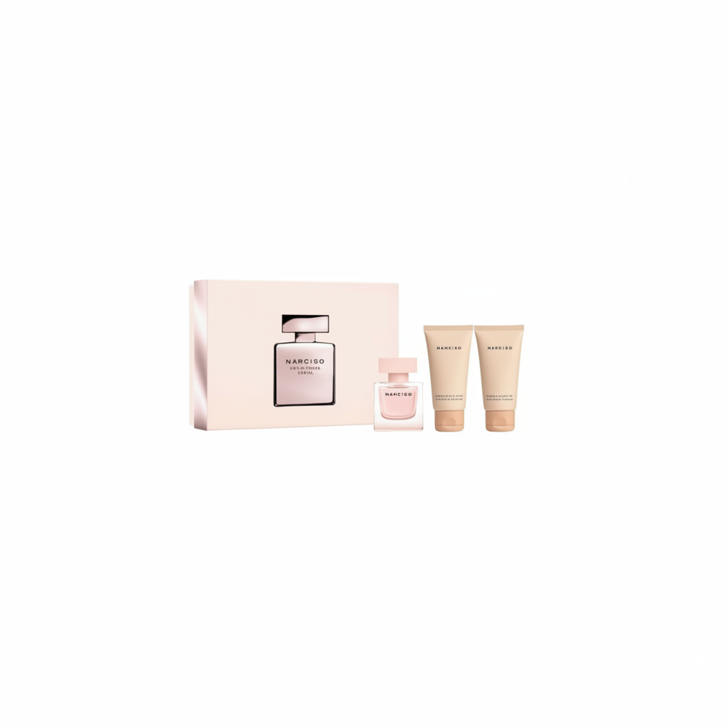 NARCISO CRISTAL EDP 50ML + LOCIÓN CORPORAL 50ML + GEL DE DUCHA 50ML