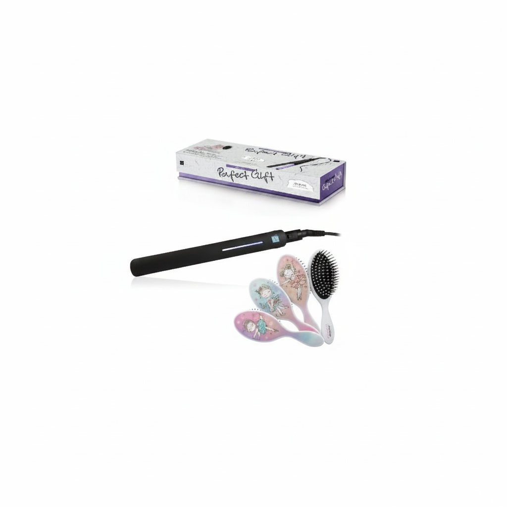 LABOR PERFECT GIFT PLANCHA PARA CABELLO + DESENREDADOR BALLERINA