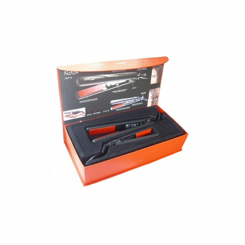 MUSTER PLANCHA ALISADORA + MINI RIZADOR