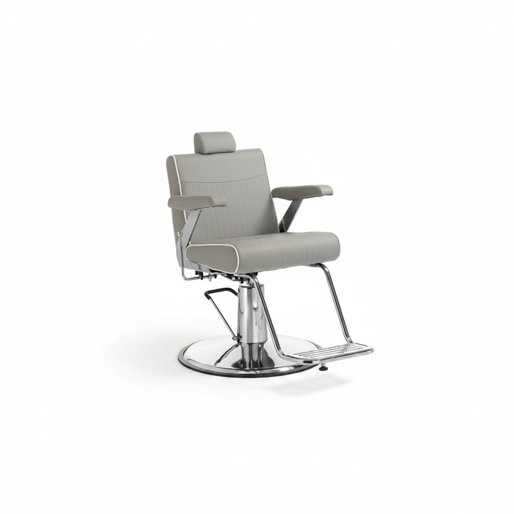SILLÓN DE BARBERO HAIR MAIORCA GRIS ART. 370.791