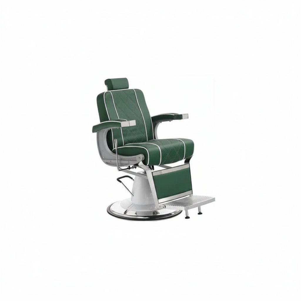 SILLÓN DE BARBERO HAIR GRANADA VERDE ART. 370.788