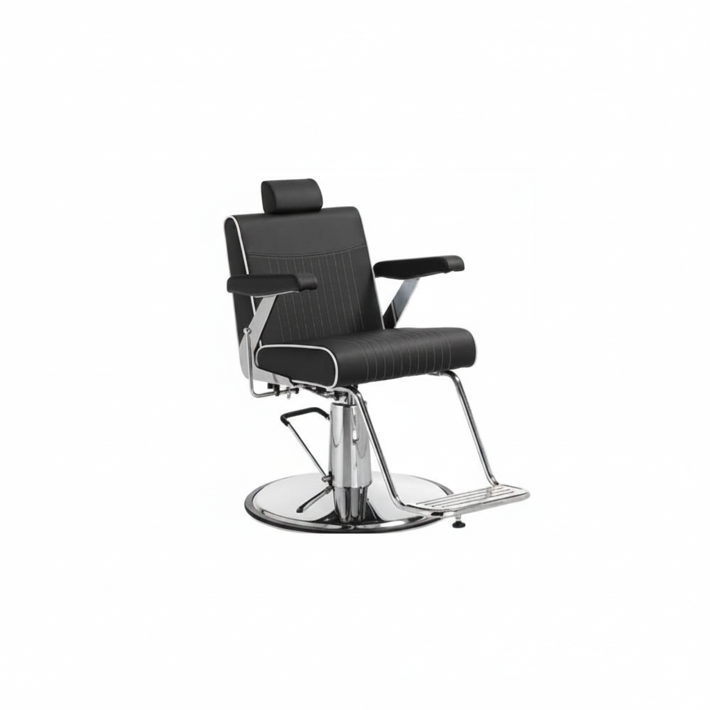 SILLÓN DE BARBERO HAIR MAIORCA NEGRO ART. 370.790