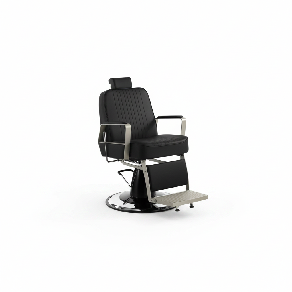 SILLÓN DE BARBERO HAIR GRAFFITI NEGRO ART. 370.767