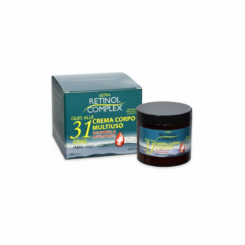 RETINOL COMPLEX CREMA CORPORAL MULTIUSOS ACEITE DE 31 HIERBAS 250ML