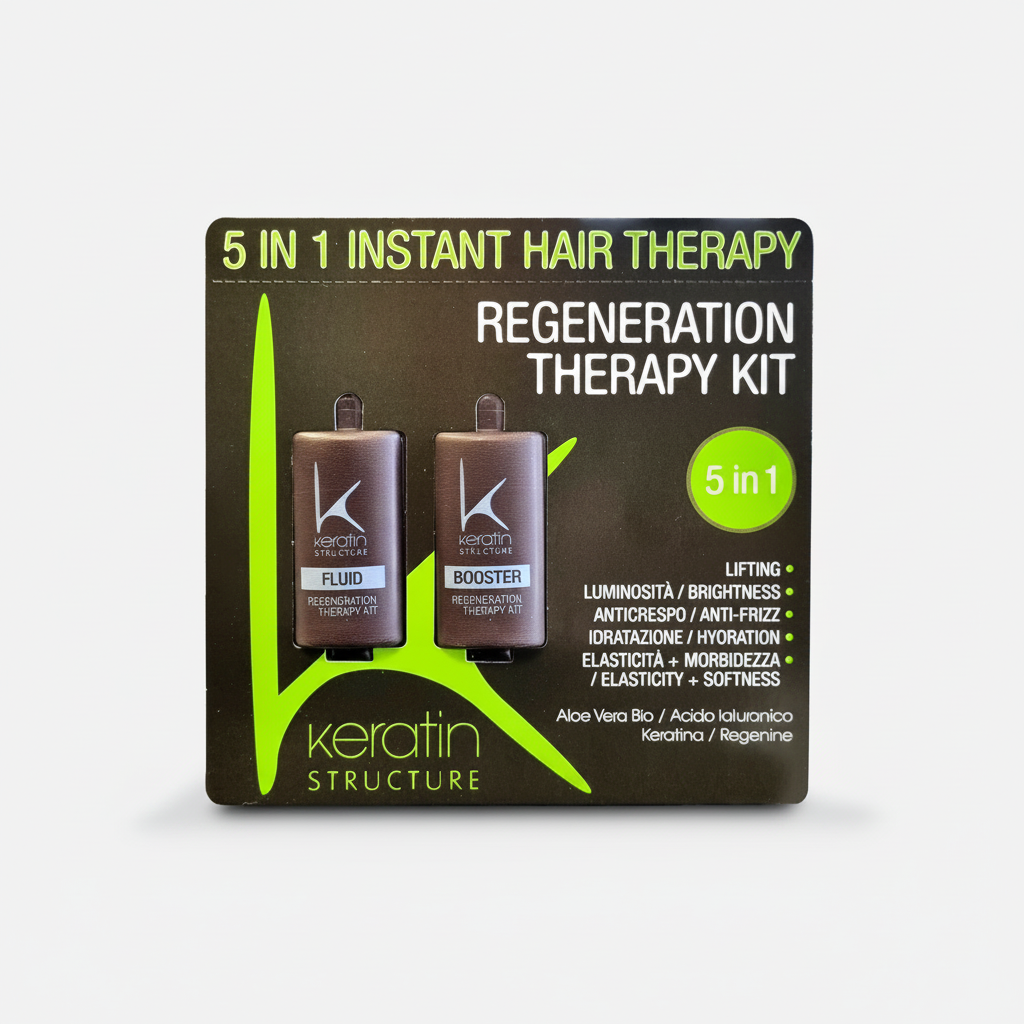 EDELSTEIN KERATIN FIALES REGENERADOR THERAPY KIT 5EN1